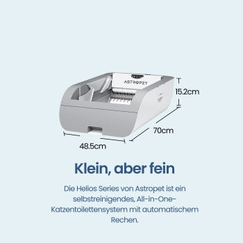 AstroPet Helios Maße 70x48,5x15,2 cm – automatisches Rechensystem