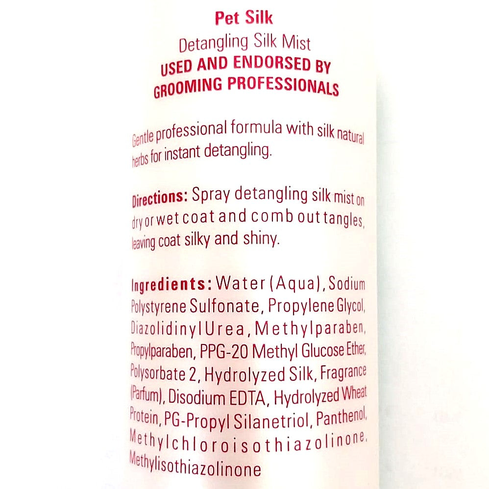Pet Silk Detangling Silk Spray Sanfte Entwirrung & seidiger Glanz