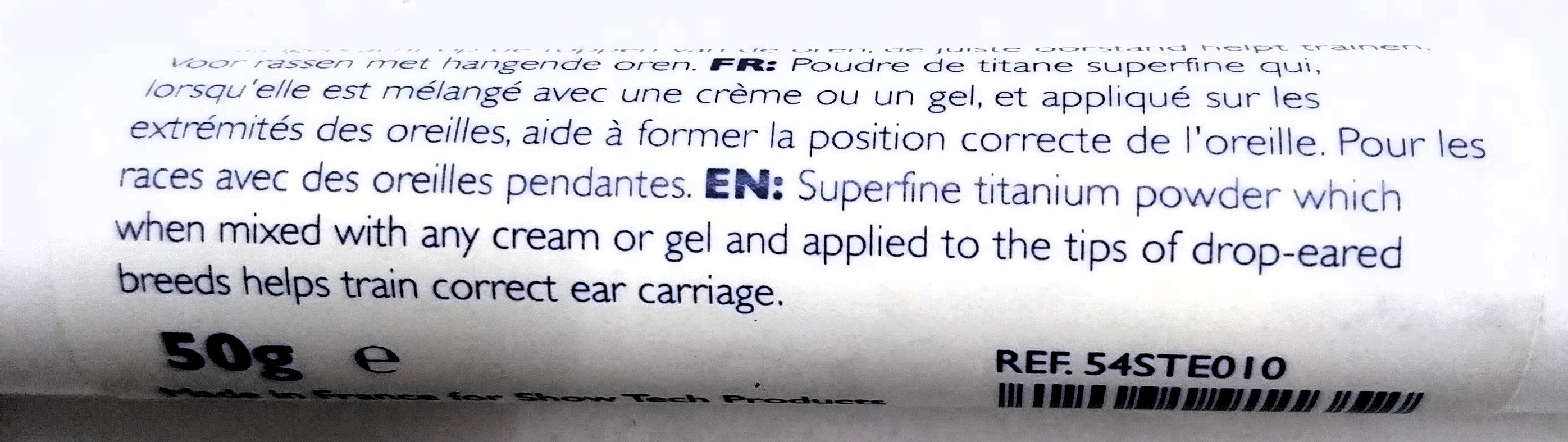 Show Tech Ear Tipping Powder, Ohrengewicht, 50 gr