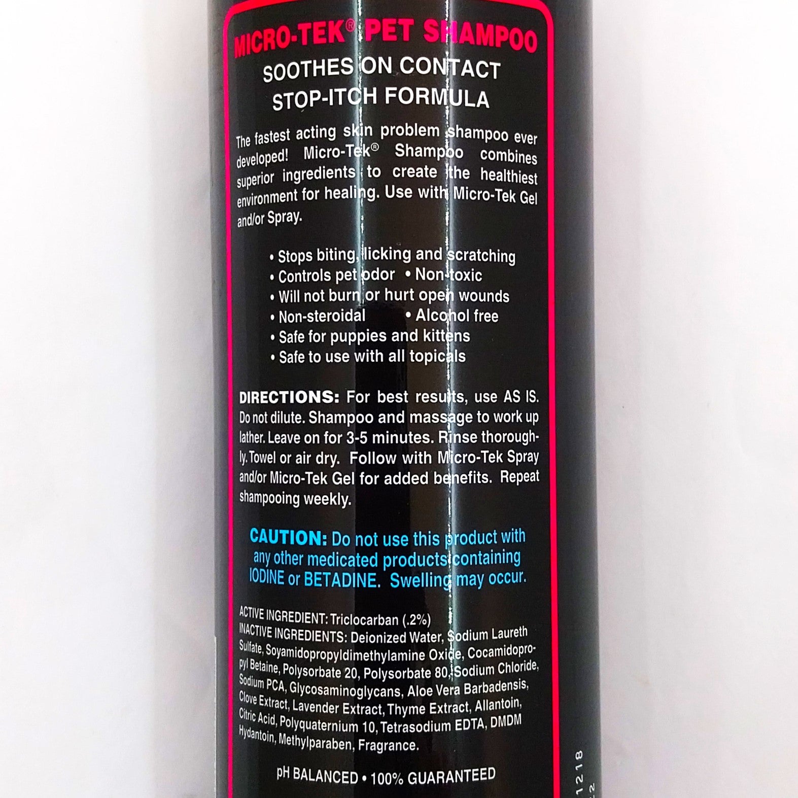 Eqyss Micro-Tek Medicated Pet Shampoo – lindert Hautirritationen bei allen Haustieren