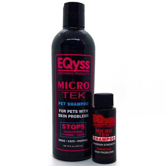 Eqyss Micro-Tek Medicated Pet Shampoo – lindert Hautirritationen bei allen Haustieren