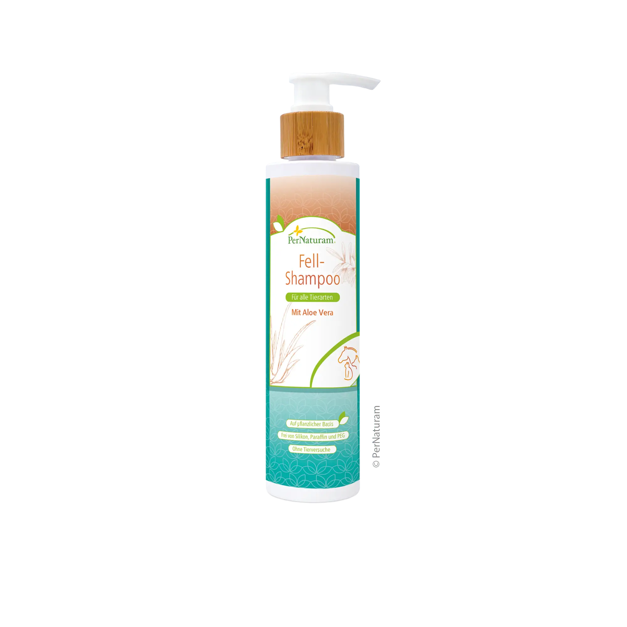 PerNaturam Shampoo-Spray mit Aloe Vera, Malvenextrakt und Arganöl, für alle Tierarten