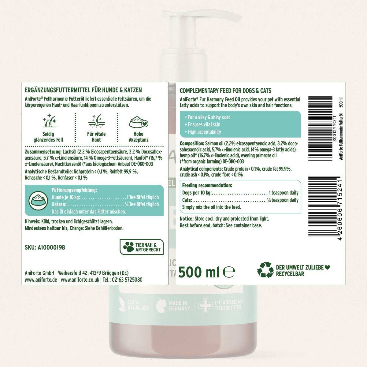 AniForte Fellharmonie Futteröl – Ansicht 6