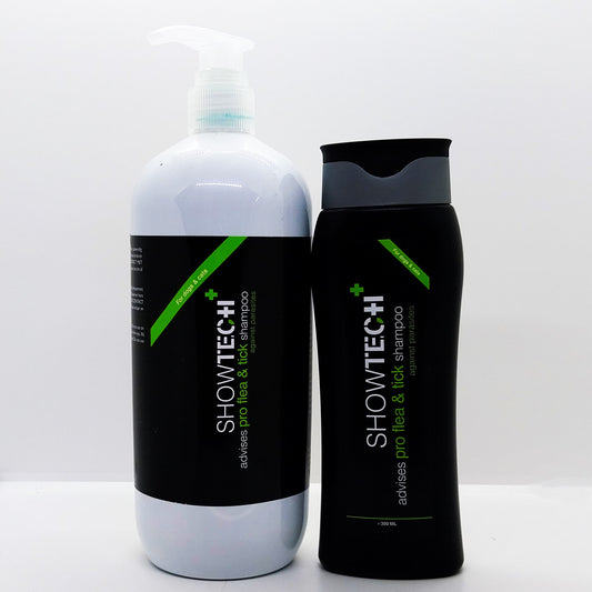 Show Tech+ Pro Flea & Tick Shampoo, gegen Flöhe und Zecken, insektizidfreies Shampoo