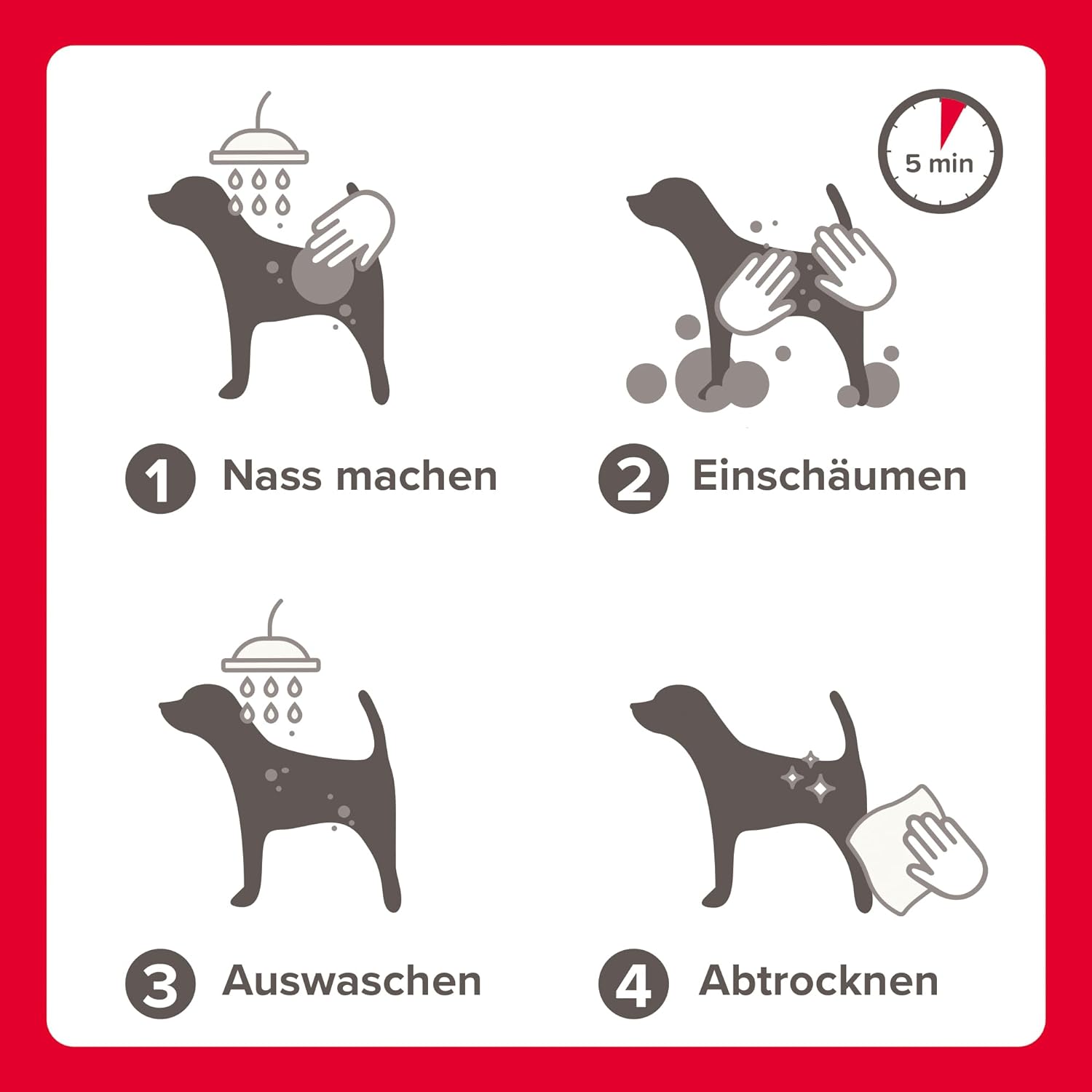 BEAPHAR - Flohschutz-Shampoo für Hunde ab 3 Monaten - Sofortschutz Flöhe, gesundes Fell, 250 ml