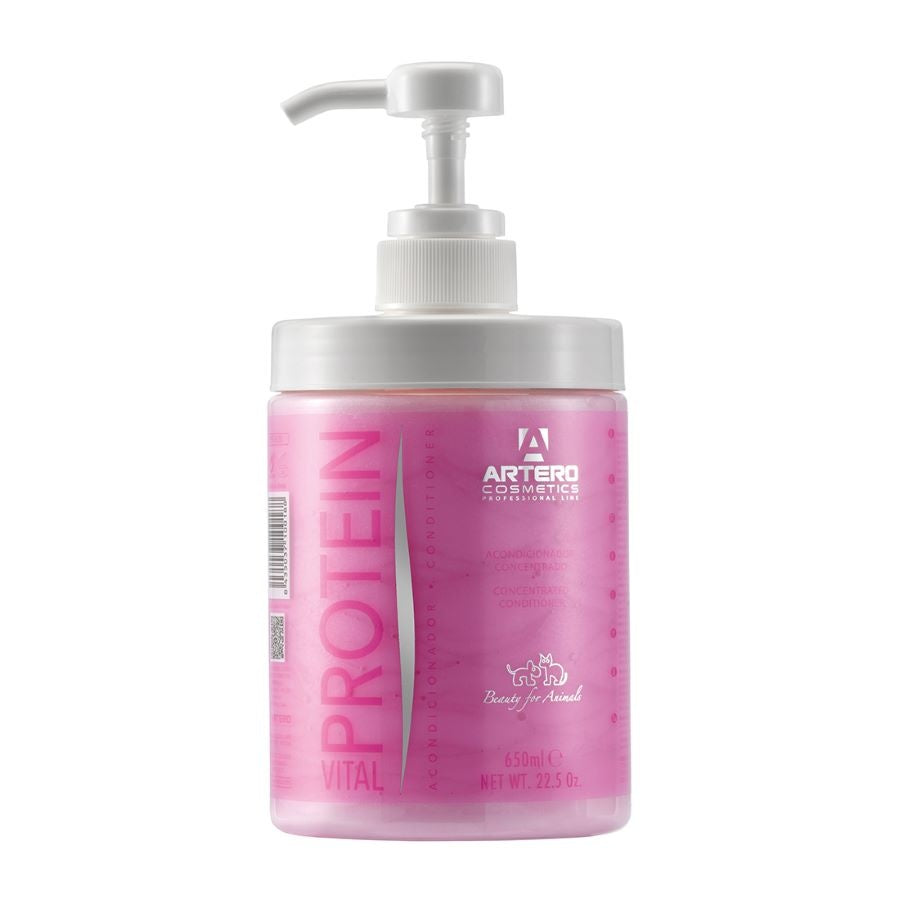 Artero Protein Vital Conditioner für Tier mit langem seitigen Fell, 100 ml / 650 ml + Pumpe
