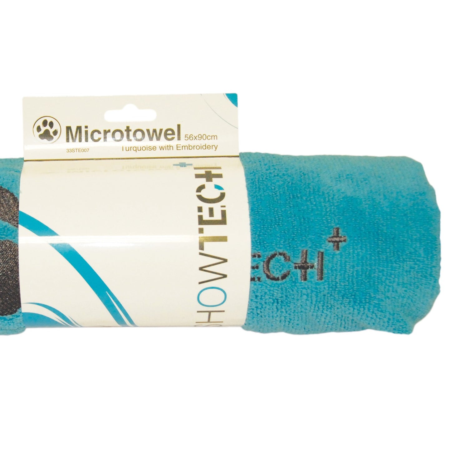 Show Tech+ Microfibre Towel, Mikrofaserhandtuch für alle Haustiere, Hundehandtuch Katzenhandtuch, 56x90 cm