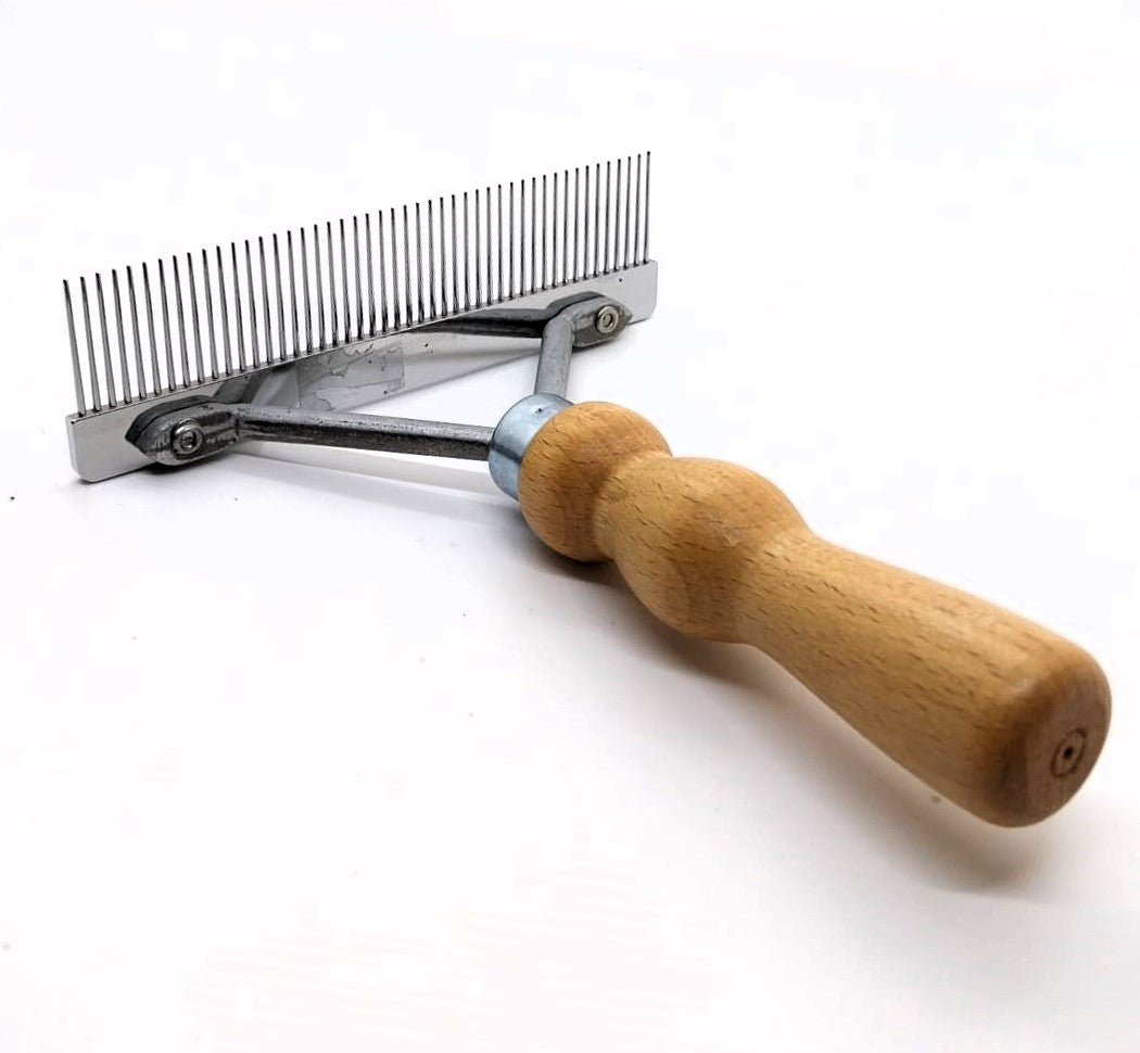 HPP Fellharken & Fellstriegel robust für dichtes Fell & Unterwolle