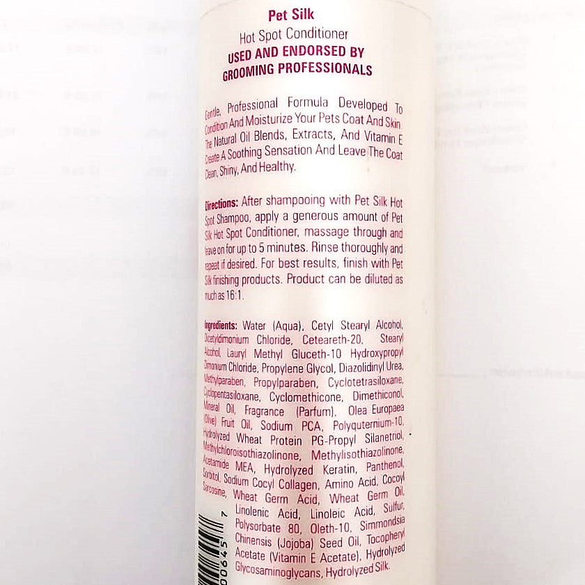 Pet Silk Hot Spot Conditioner 473ml, Tiere mit zu Irritationen neigender Haut, Hundepflege Katzenpflege