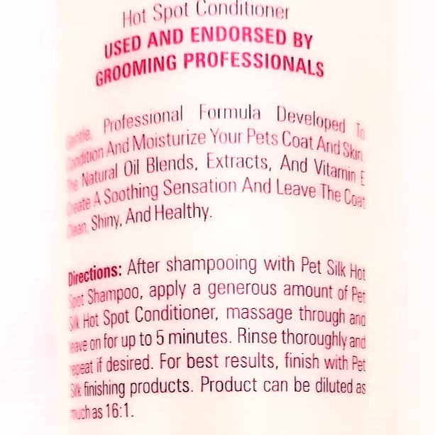 Pet Silk Hot Spot Conditioner 473ml, Tiere mit zu Irritationen neigender Haut, Hundepflege Katzenpflege