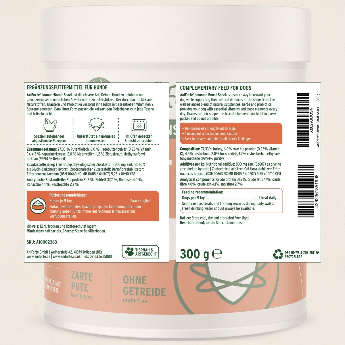 AniForte Immun-Boost Snack - stärkt die normale Immunfunktion von Hunden jeden Alters