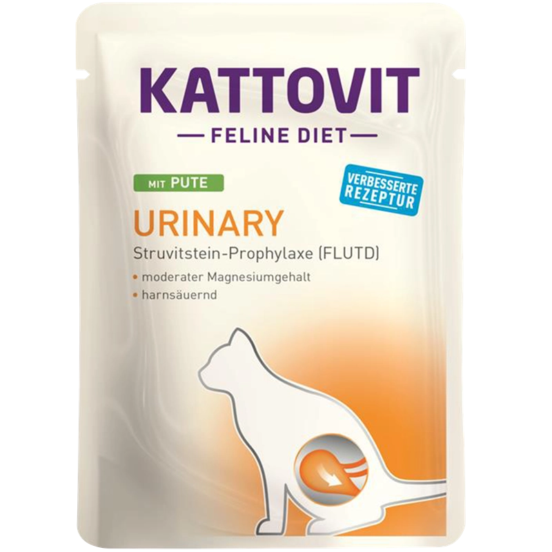 Kattovit Feline Diet - Struvitstein-Prophylaxe (FLUTD) Urinary, Frischebeutel, 85g