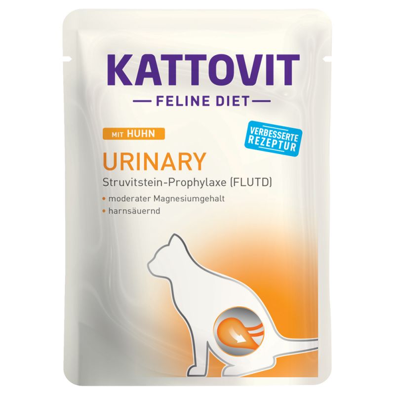 Kattovit Feline Diet - Struvitstein-Prophylaxe (FLUTD) Urinary, Frischebeutel, 85g