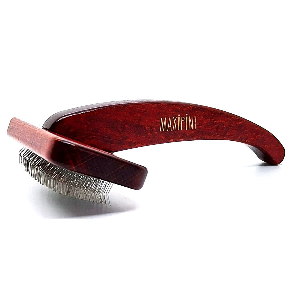 Keller Maxipin Zupfbürste mit weichem Gummikissen für Hunde & Katzen