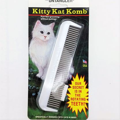 Untangler Kitty Kat Komb small oder large, Katzenkamm mit rotierenden Zähnen, 2 Größen