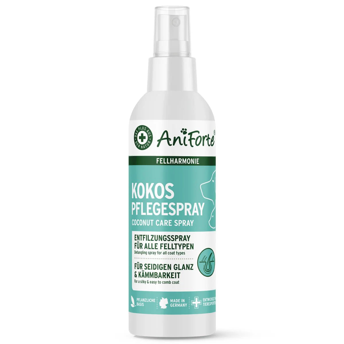 AniForte Pflegespray Kokos Natürliche Fellpflege für Hunde & Katzen