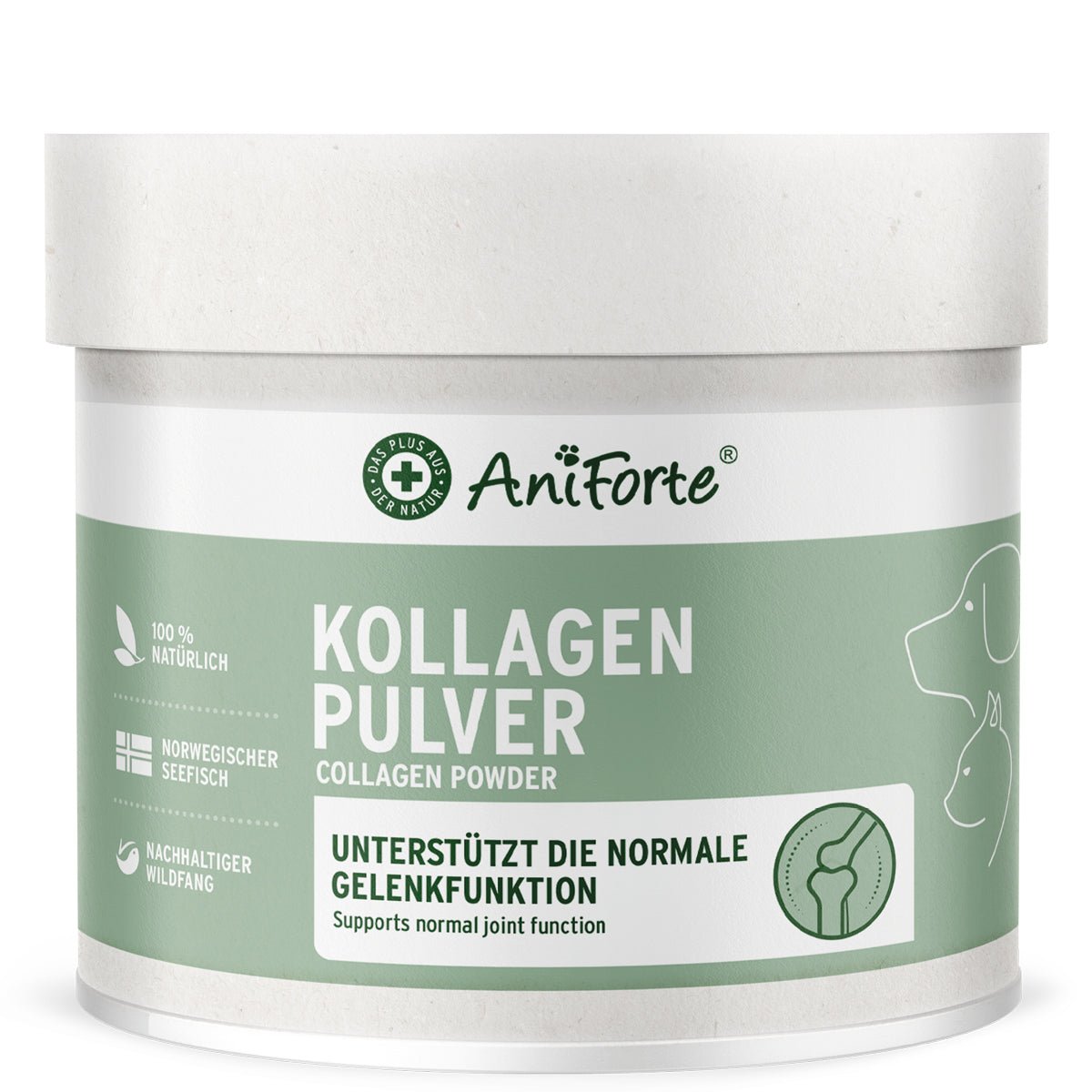 Aniforte Reines Marine Kollagen Gelenkfunktion für Hund & Katze