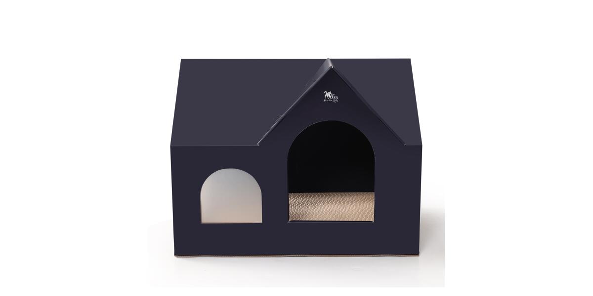 Kratzmöbel aus Wellpappe Haus für Katzen