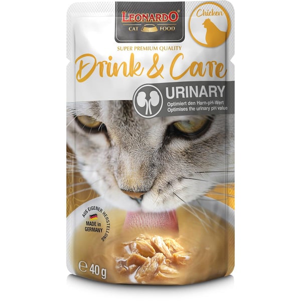 LEONARDO Drink & Care Urinary Chicken Methionin schützt Harnwege 40 gr