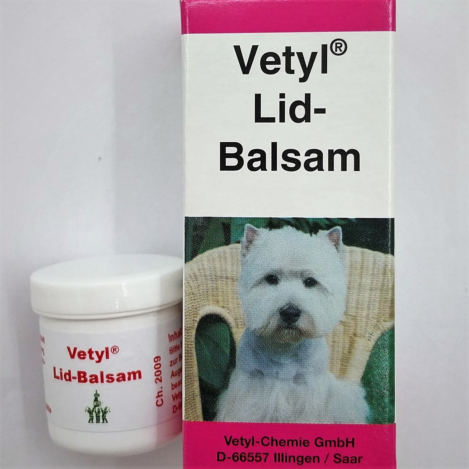 Vetyl Lid-Balsam 8gr, Tränensteinentferner, Tear Stain Remover, Augenpflege für Katzen und Hunde