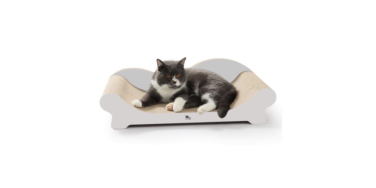 Liegesofa aus Wellpappe für Katzen