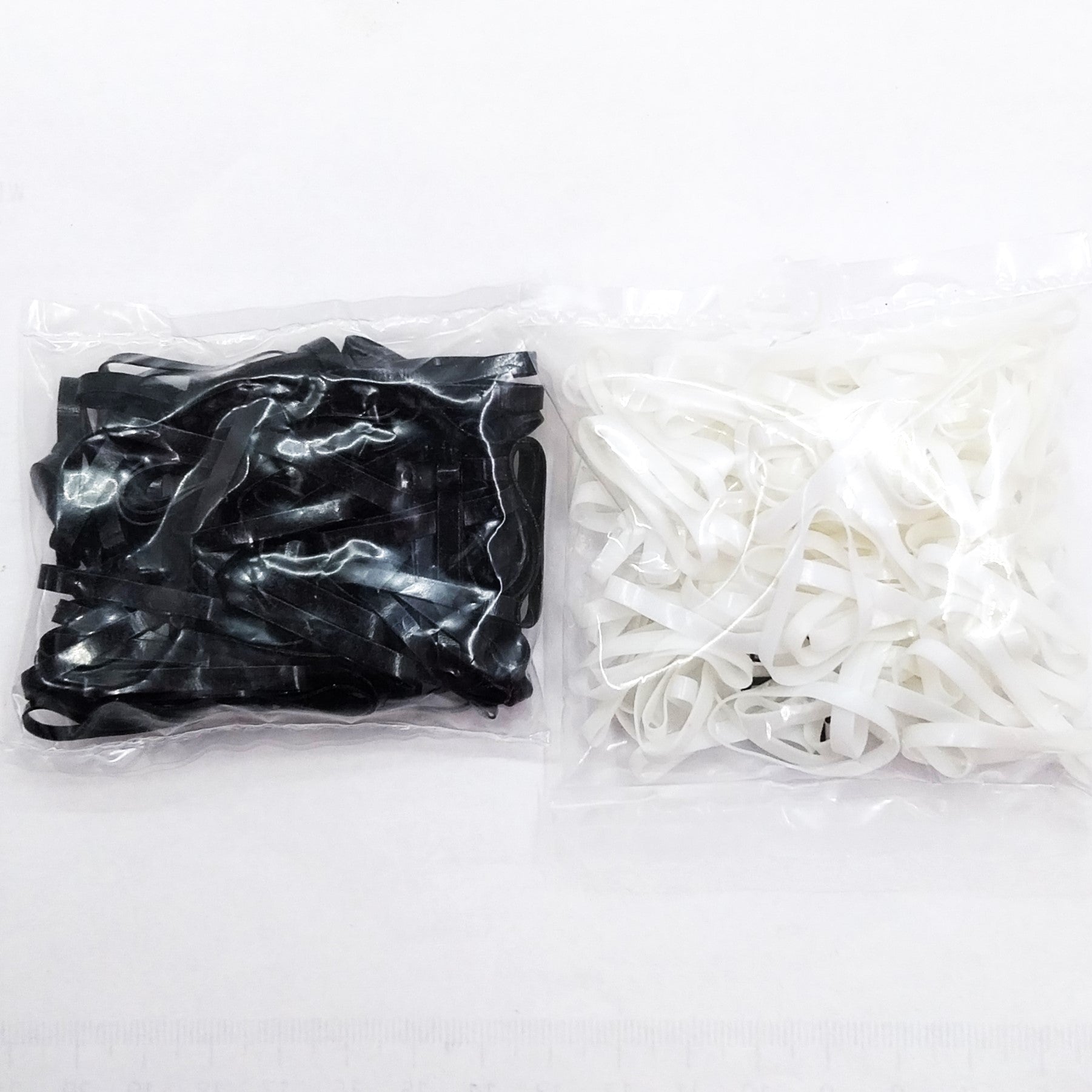 Haargummis, Mähnengummis, Einflechtgummis aus Silikon, 100 Stück