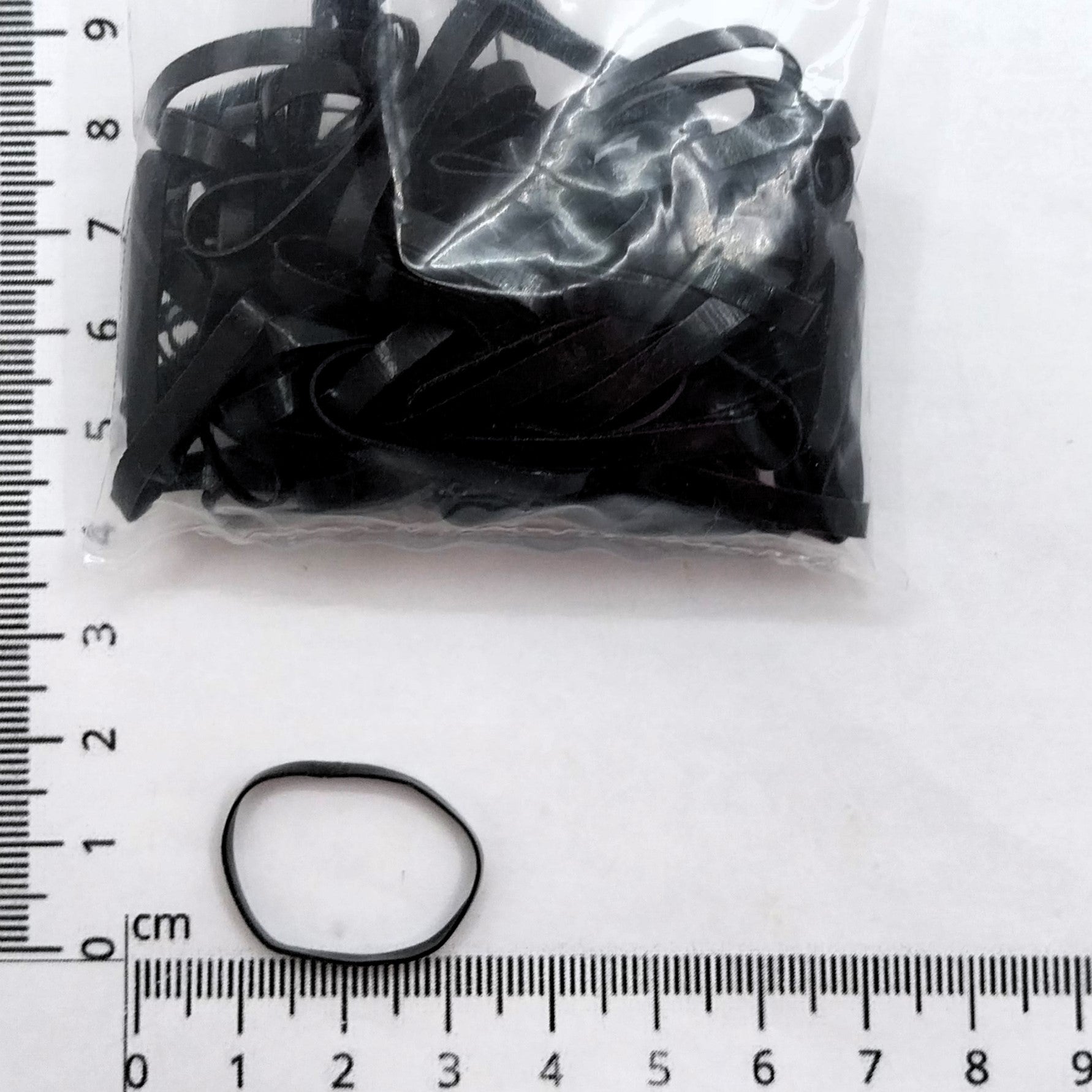 Haargummis, Mähnengummis, Einflechtgummis aus Silikon, 100 Stück
