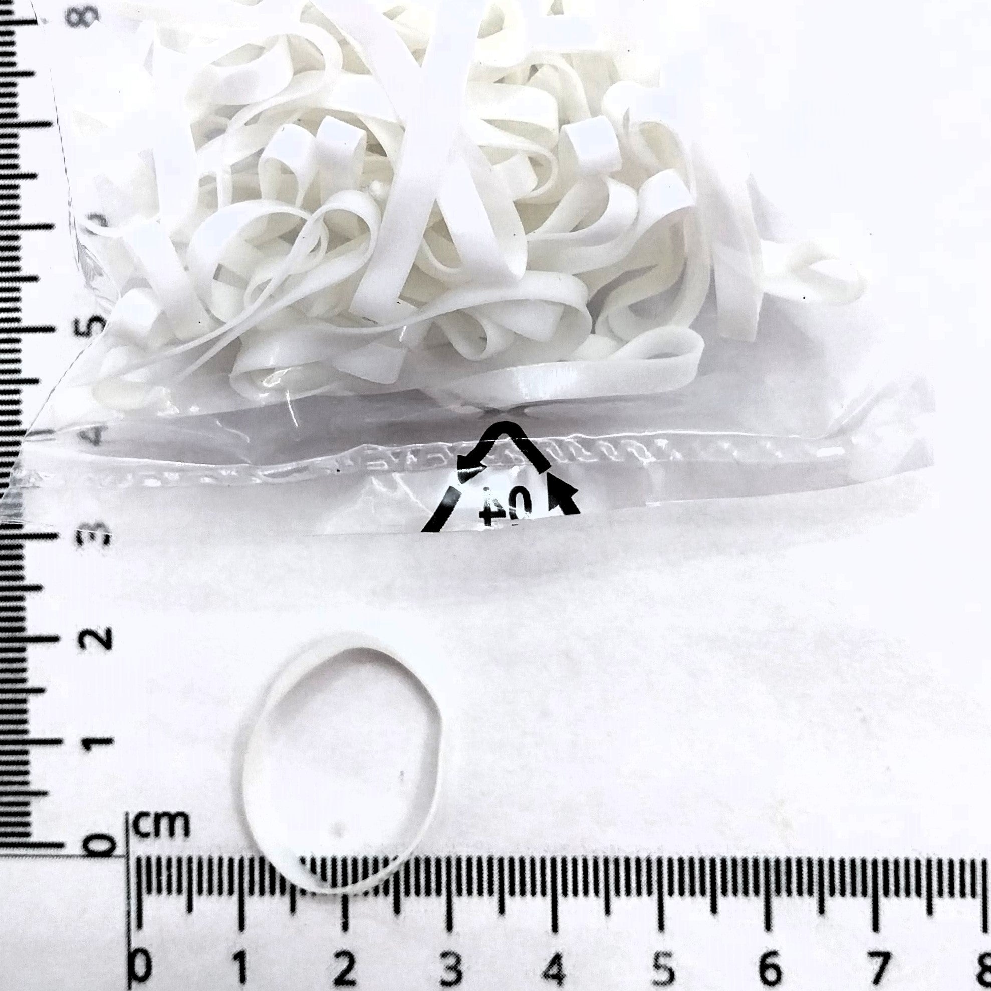 Haargummis, Mähnengummis, Einflechtgummis aus Silikon, 100 Stück