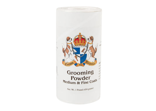 Crown Royale Grooming Powder, Medium & Fine Coats, Trimmpuder für feines, mittelfeines Fell, 450 g