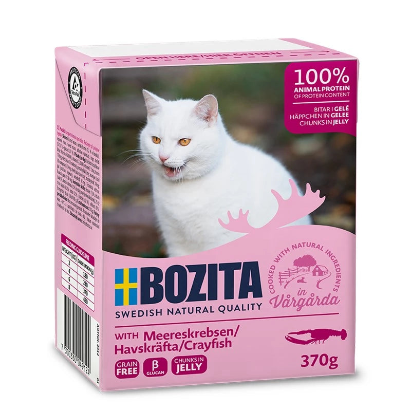 Bozita Häppchen in Gelee Nassfutter Katzenfutter 370 gramm