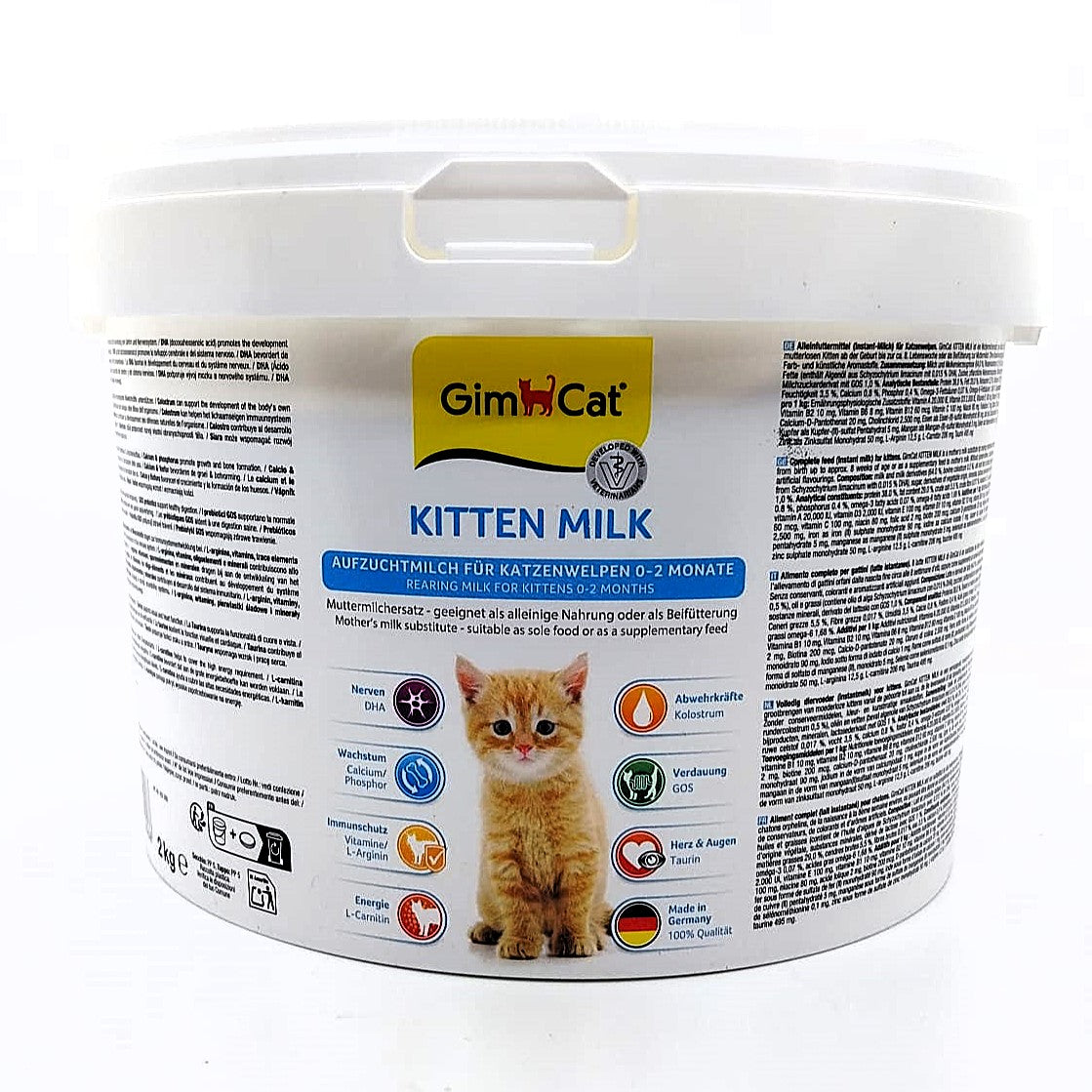 GimCat Cat-Milk plus Taurin Muttermilchersatz Katzenmilch Gimpet Kittenmilch