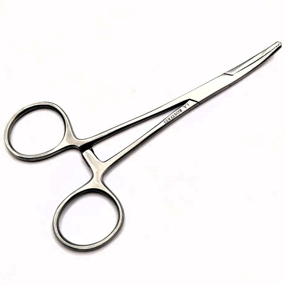 Mosquito-Nabelklemme-Arterienklemme Edelstahl ca. 12,5cm gerade und gebogen