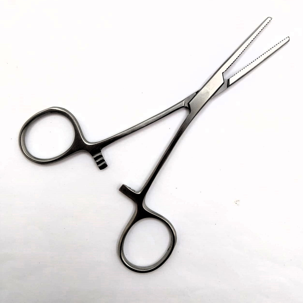 Mosquito-Nabelklemme-Arterienklemme Edelstahl ca. 12,5cm gerade und gebogen