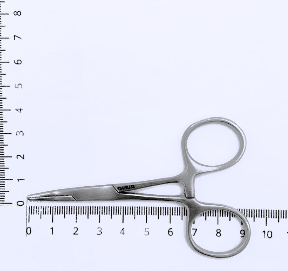 Baby Mosquito-Nabelklemme-Arterienklemme Edelstahl ca. 9,5cm gerade und gebogen