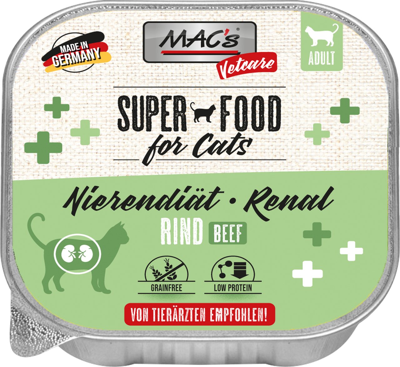 Mac's Vetcare Nierendiät Unterstützung der Nierenfunktion