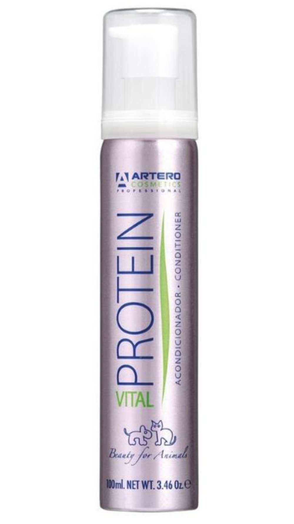 Artero Protein Vital Conditioner für Tier mit langem seitigen Fell, 100 ml / 650 ml + Pumpe