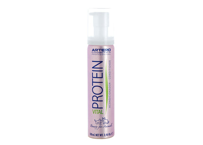 Artero Protein Vital Conditioner für Tier mit langem seitigen Fell, 100 ml und 650 ml + Pumpe