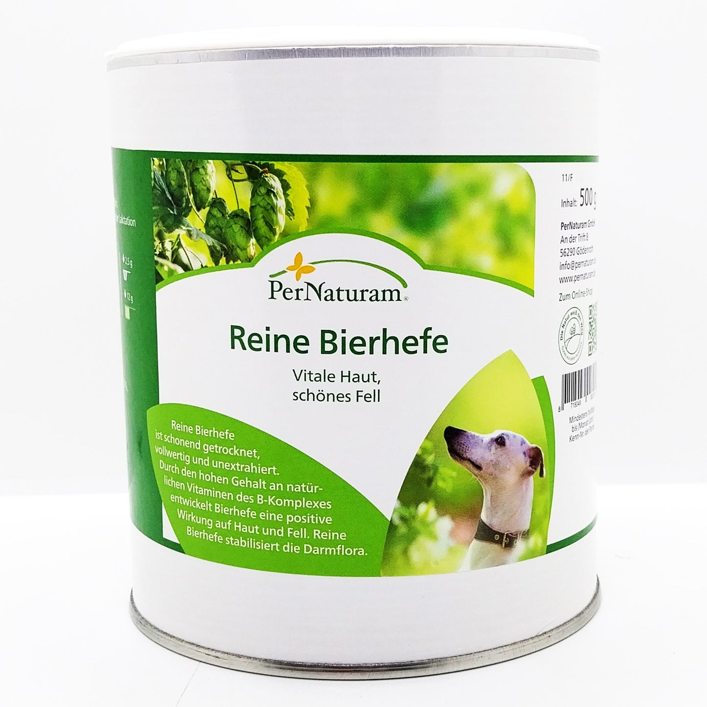 PerNaturam Reine Bierhefe, leistungssteigernd, stabilisierung der Darmflora, 500g