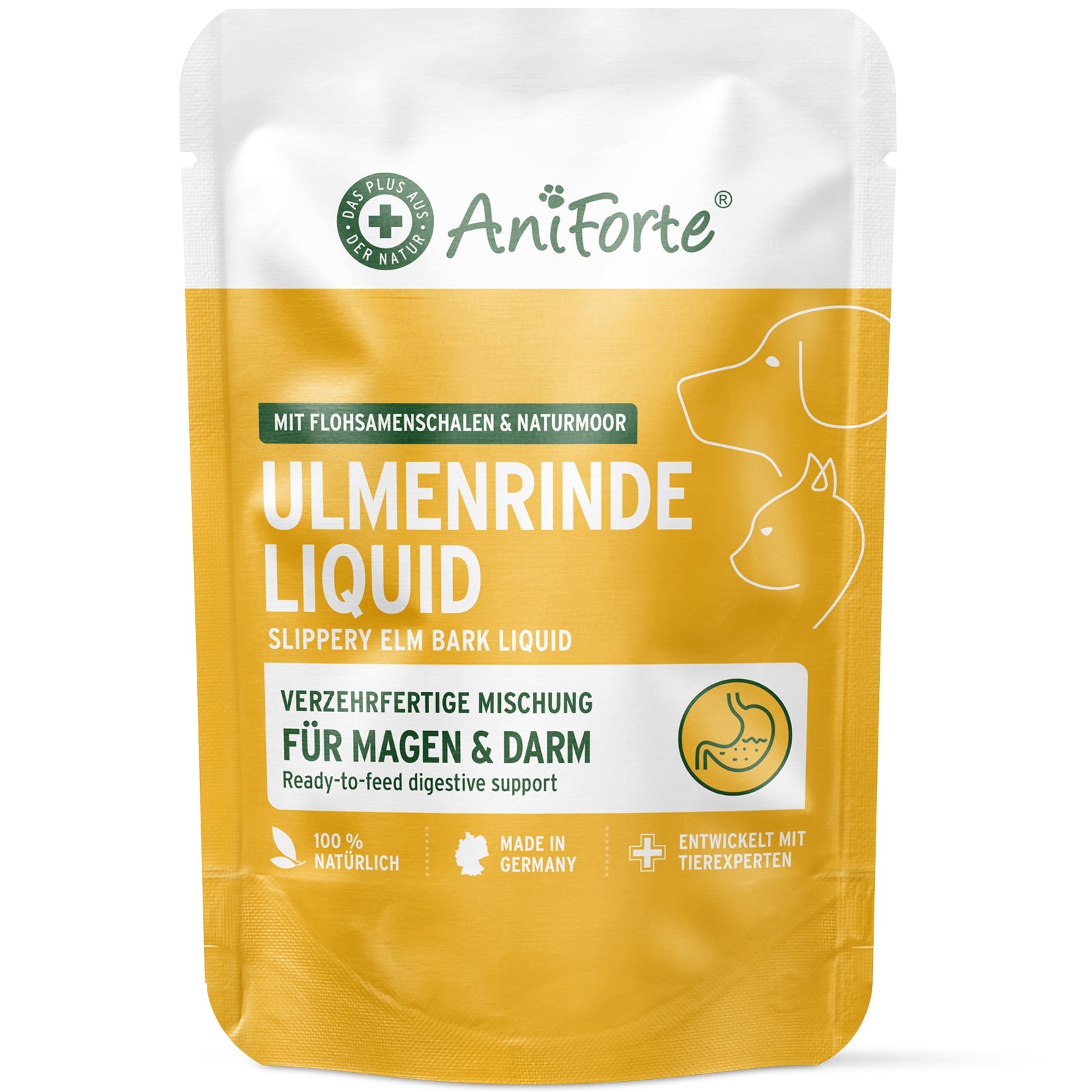 AniForte Ulmenrinde Liquid – Magen-Darm-Unterstützung für Hunde & Katzen