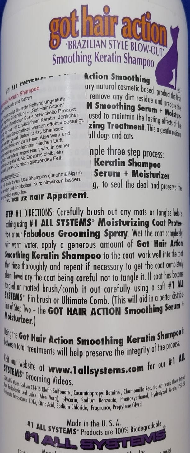 #1 All Systems got hair action Brazilian Style Blow-out Shampoo 946ml Fellpflege