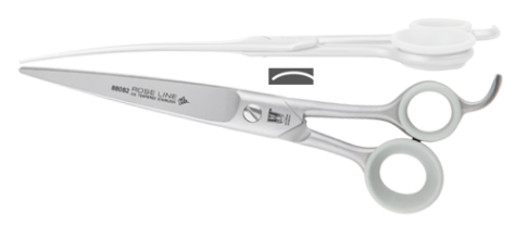 Rose Line 88082 Grooming-Schere 8,25" gebogen mit Fingerhaken – Solingen