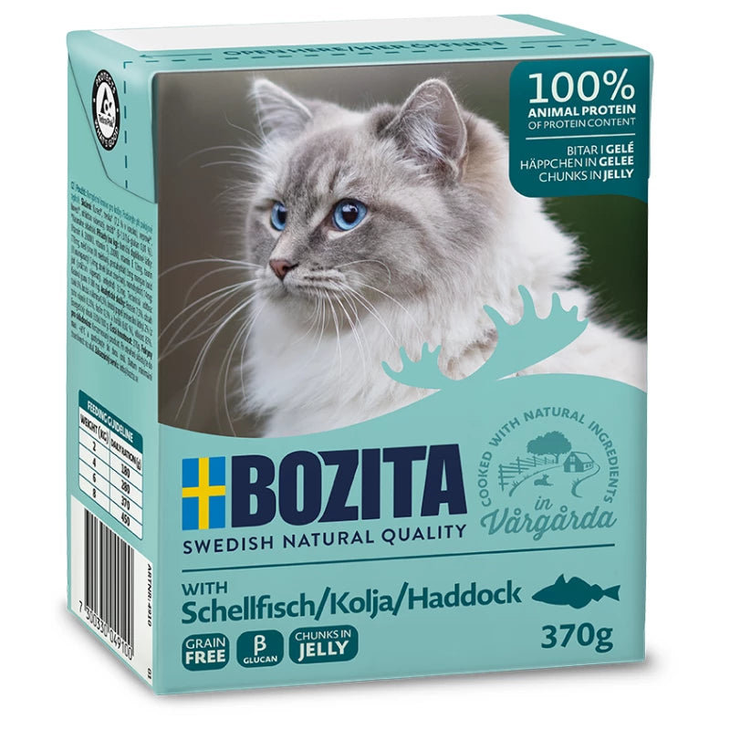 Bozita Häppchen in Gelee Nassfutter Katzenfutter 370 gramm