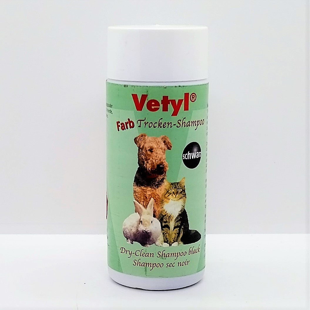 Vetyl Trockenshampoo, Trockenreinigungspuder verschiedene Farben, mild, für alle Pelztiere
