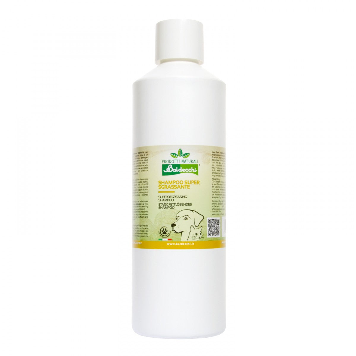 Baldecchi Super SGRASSANTE Shampoo – Tiefenreinigung für Haut & Fell