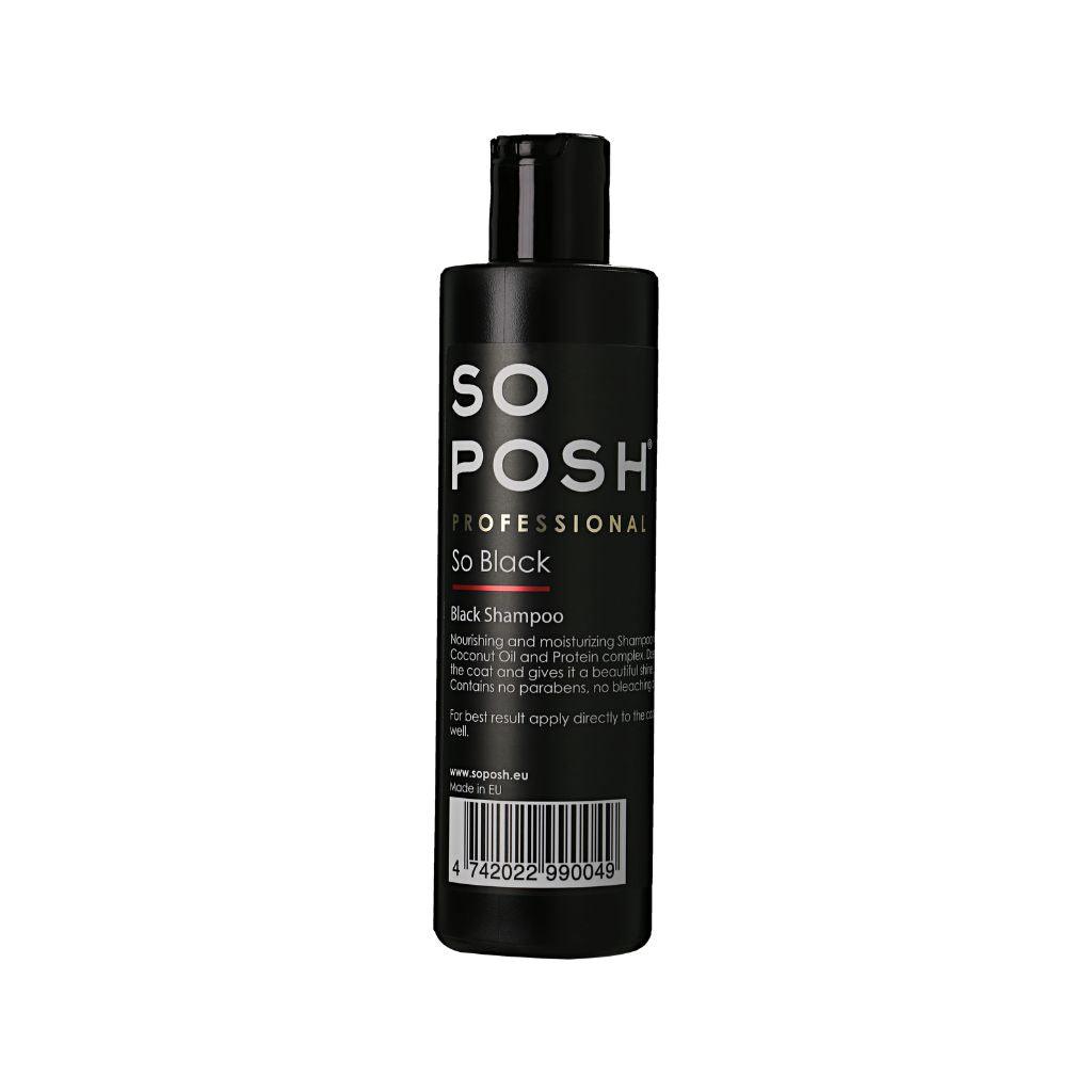 So Posh So Black Shampoo - Intensivpflege für schwarzes Fell mit Kokosöl & Protein