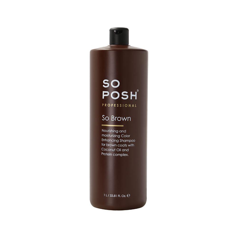 So Posh So Brown Color Enhancing Shampoo Hunde Kokosöl