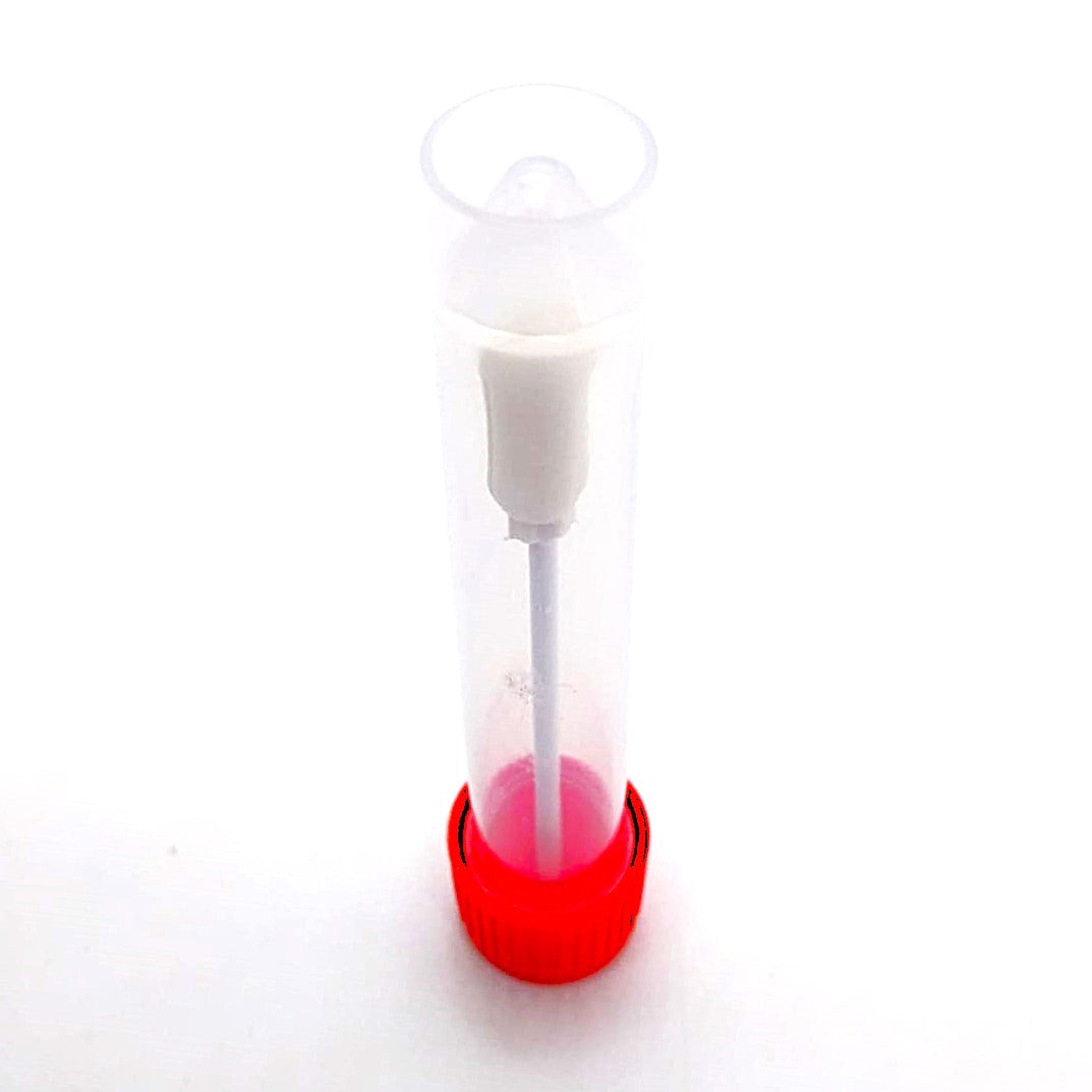 Speichelproben Röhrchen mit Abstrichtupfer steril