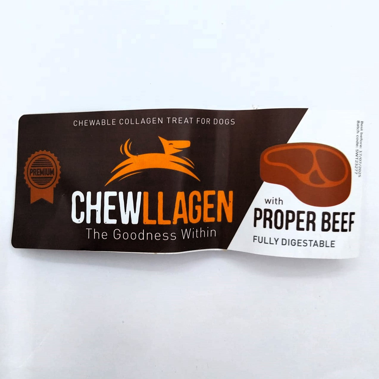 Chewllagen Beef Roll L, Kausnack für Hunde - mit Kollagen