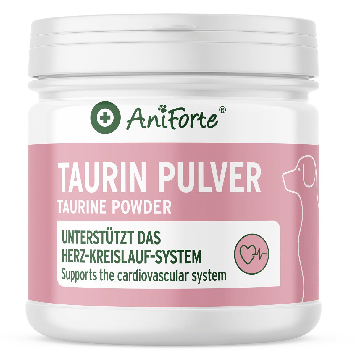 Aniforte Taurin Pulver für Hunde – Herz-Kreislauf-Stärkung & Ausgleich 100g