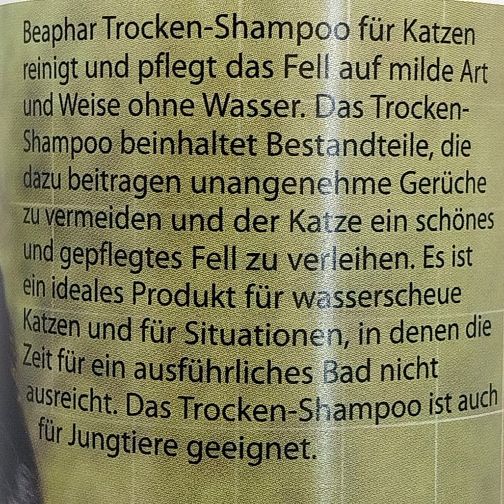 Beaphar Trocken-Shampoo Puder – Wasserlose Fellpflege für Hund & Katze, 150 g